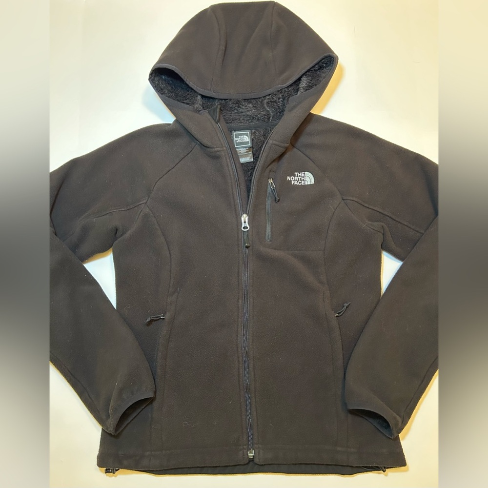 The North Face Black Hooded Fleece Jacket